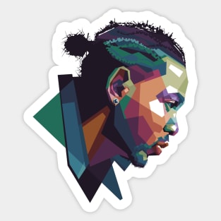 The New King of the West Coast Sticker